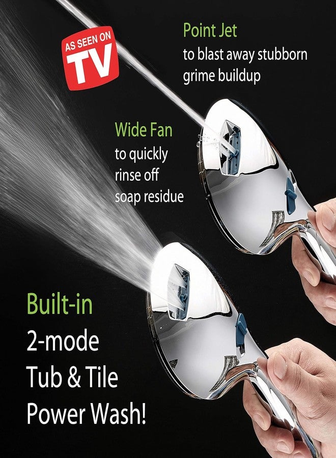 COMFYHOME 【With 50 Pcs Drain Cover】Hand Shower for Bath, High Pressure 8 Mode, Self-Cleaning Anti-Clogging Nozzle, Power Wash to Clean Tub, Tile &Pets, Bathroom Handheld Shower with 1.5 Meter Flexible Hose Pipe - Image 3